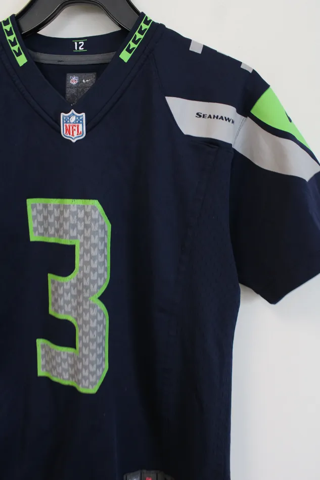 Earrings NFL NFL Nike Seattle Seahawks 3 Wilson Jersey Youth M 12