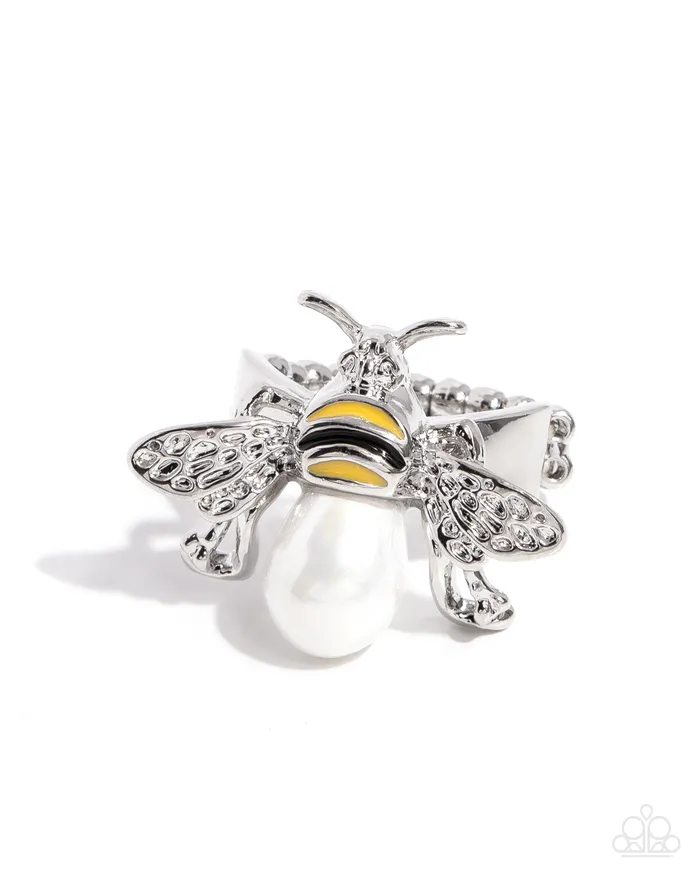 Earrings Paparazzi Accessories BEEutiful Bling Yellow