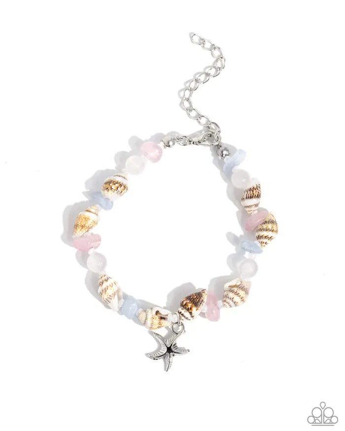Earrings Paparazzi Accessories SANDsational Statement Pink