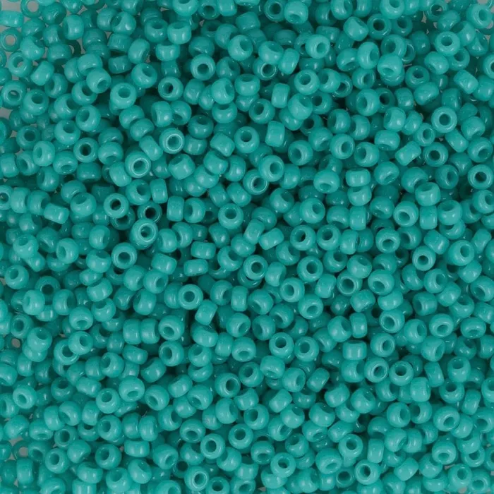 Earrings Peppy Beads Miyuki Seed Beads 110 Opaque Turquoise Green 0412