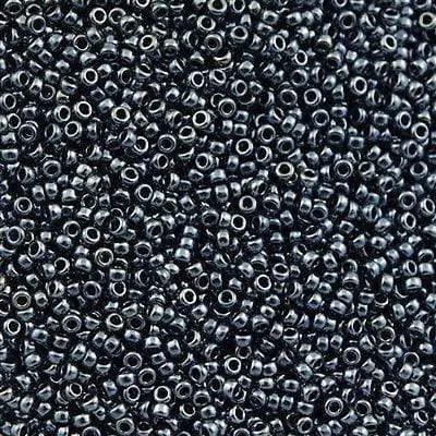 Earrings Peppy Beads Miyuki Seed Beads 150 0451 Gunmetal beads 10 Gr