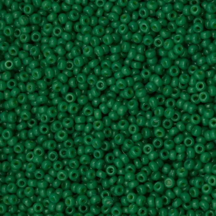 Earrings Peppy Beads Miyuki Seed Beads 150 Duracoat Opaque Spruce 4477