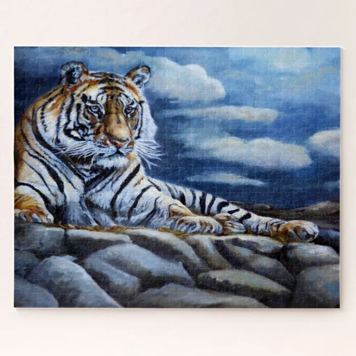 Earrings Portraits by NC Bengal Tiger Traditional Thick Jigsaw Puzzle for Adults 30 to 1000 Pieces Earrings Portraits by NC Bengal Tiger Traditional Thick Jigsaw Puzzle for Adults 30 to 1000 Pieces