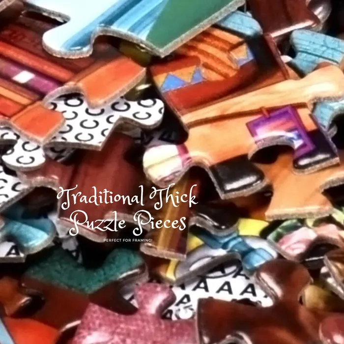 Earrings Portraits by NC Bengal Tiger Traditional Thick Jigsaw Puzzle for Adults 30 to 1000 Pieces