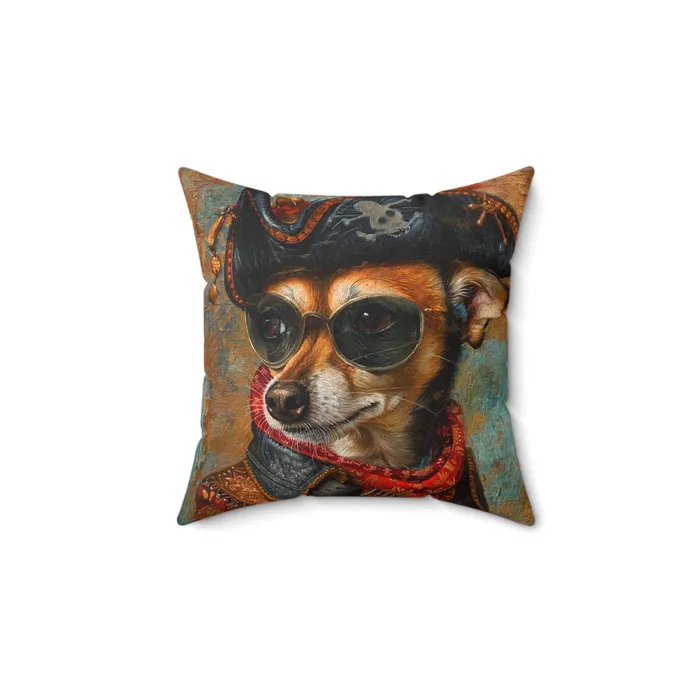 Earrings Printify Spun Polyester Square Pillow Rat Cha Buccaneer