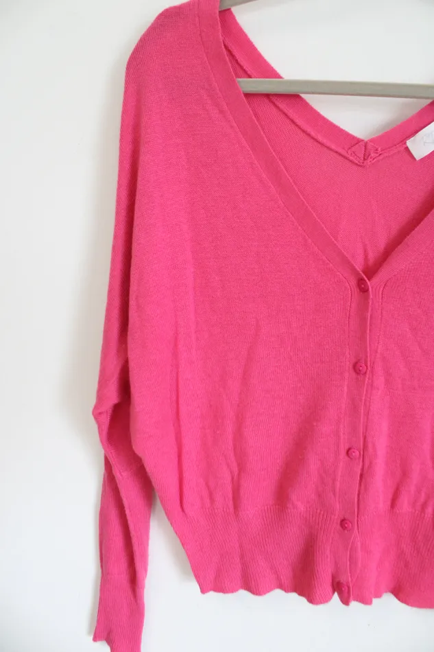 Earrings RD Style Bubblegum Pink Soft Lightweight Loose Fit Cardigan XS RD Style