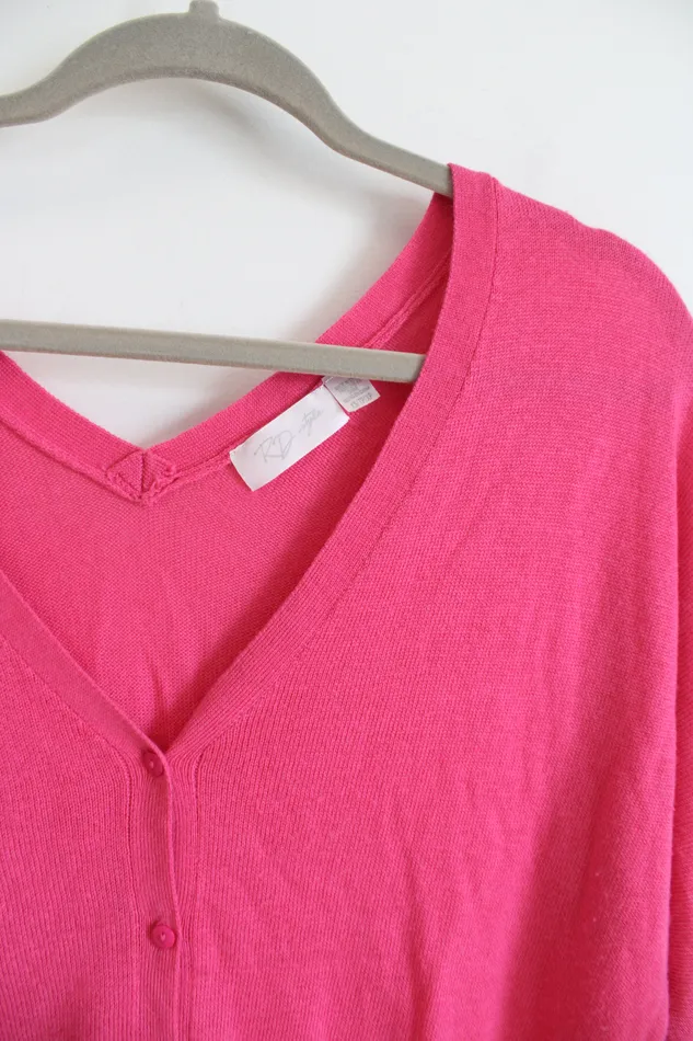 Earrings RD Style Bubblegum Pink Soft Lightweight Loose Fit Cardigan XS RD Style