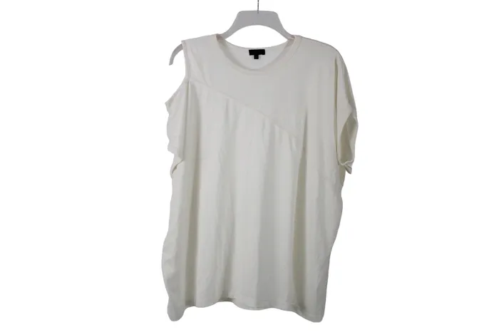 Earrings Sen Sen Cream Asymmetrical Top One Size