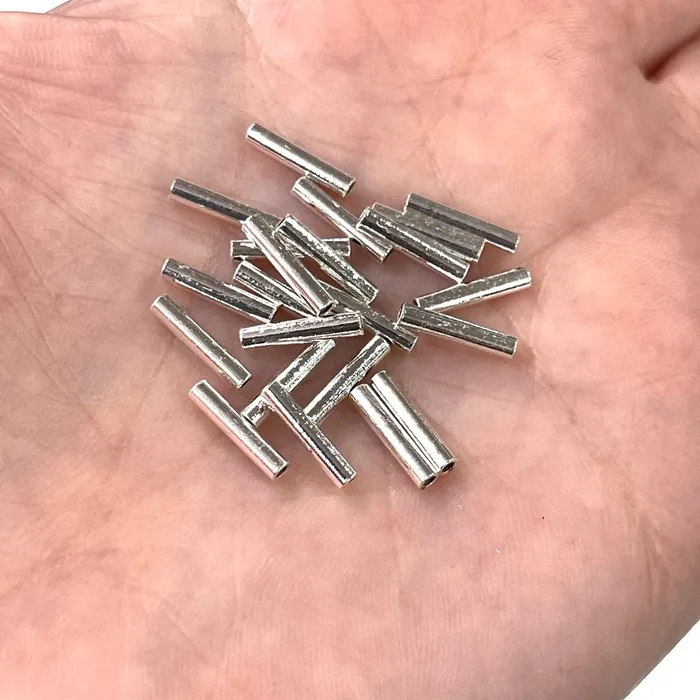 Earrings Silver Plated 10mm Spacer Tubes Silver Spacer Tubes 25 Pcs in a pack Peppy Beads Earrings Silver Plated 10mm Spacer Tubes Silver Spacer Tubes 25 Pcs in a pack Peppy Beads