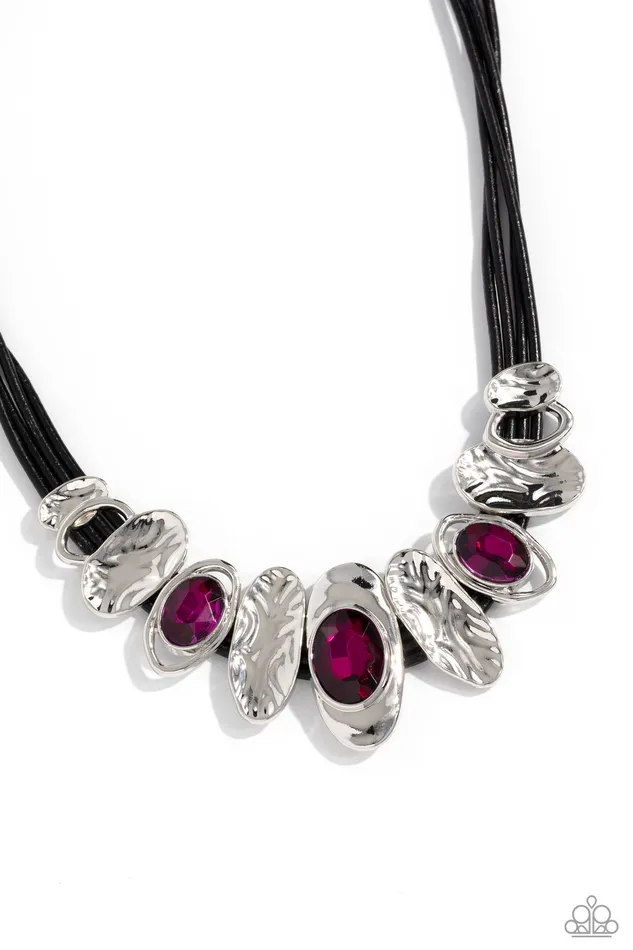 Earrings Sliding Splendor Pink Paparazzi Accessories