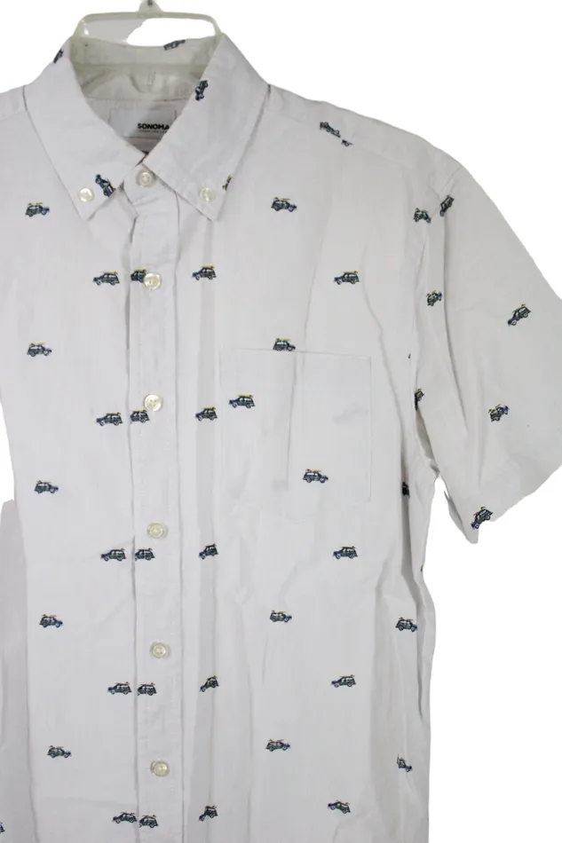 Earrings Sonoma Modern Fit Surfer Car Button Down S Sonoma