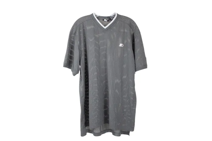 Earrings Starter Starter Gray Mesh Shirt L