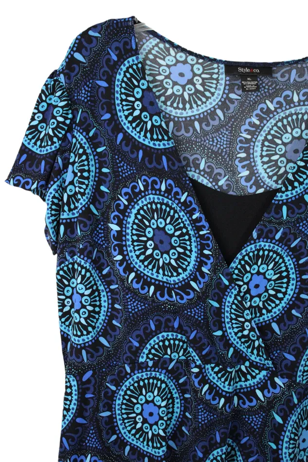 Earrings Style Co Style Co Blue Dress XL