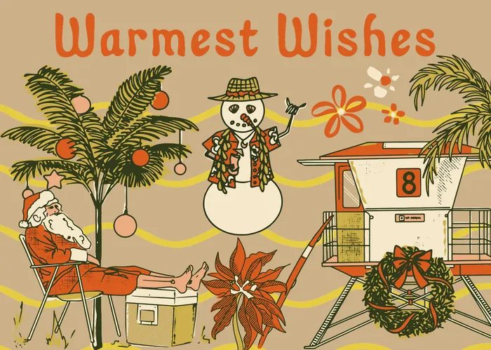 Earrings SURFSHACKPUZZLE Surf Shack Warmest Wishes Puzzle Postcard 48 Pieces