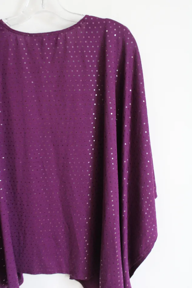 Earrings Susan Graver Sparkle Purple Cardigan M Susan Graver