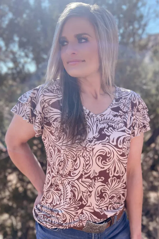 Earrings TOOLED IN PARADISE TOP STERLING KREEK