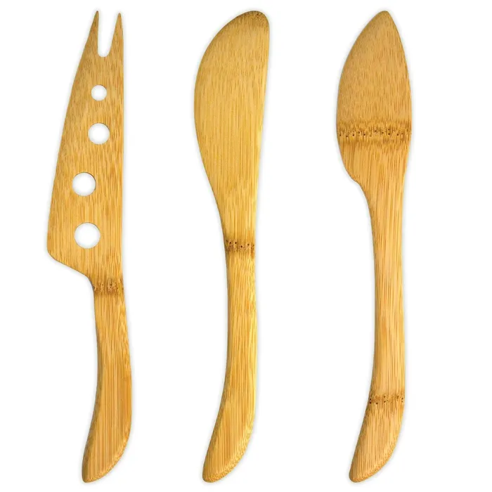 Earrings TOTALLYBAMBOO Totally Bamboo Cheese Knife Set 3Piece