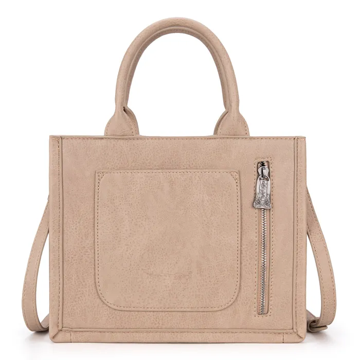 Earrings Trinity Ranch Cowhide Tooled Concealed Carry Tote Bag Tan TRINITY RANCH