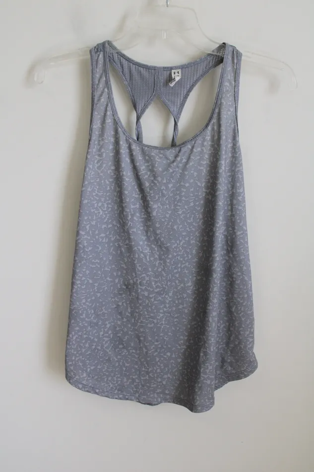 Earrings Under Armour Fitted HeatGear Gray Patterned Tank XS Under Armour