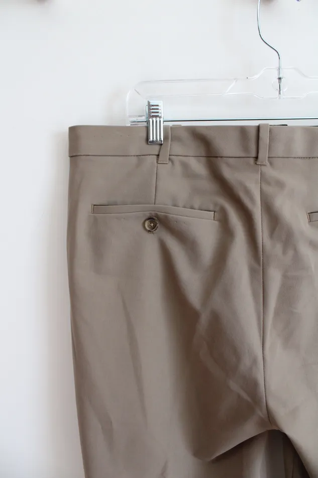 Earrings Van Heusen Van Heusen Tan Dress Pants 34X30