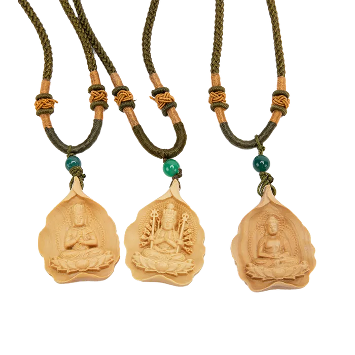 Eastern Elm Necklaces Wooden Amulet Necklace