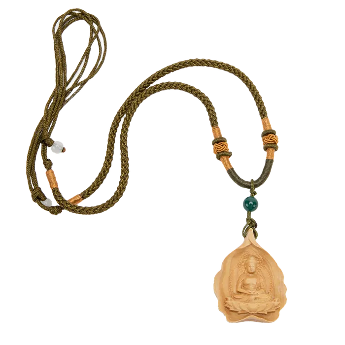 Eastern Elm Necklaces Wooden Amulet Necklace