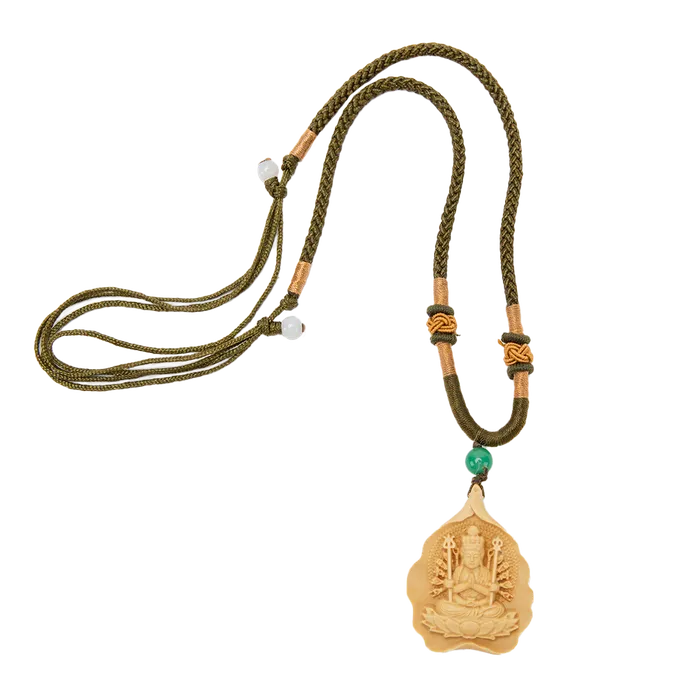 Eastern Elm Necklaces Wooden Amulet Necklace