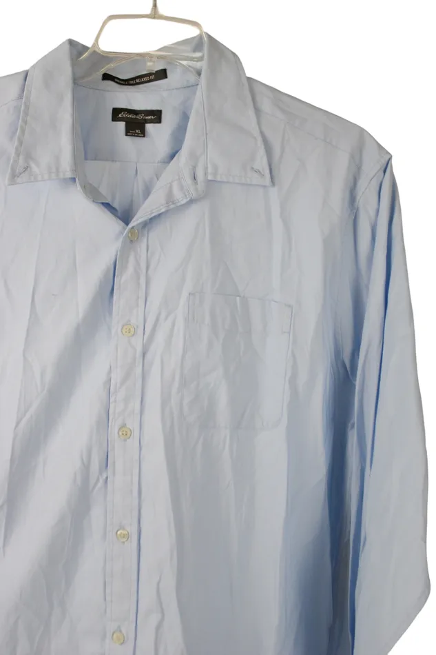 Eddie Bauer Blue Button Down Shirt XL Eddie Bauer Rings