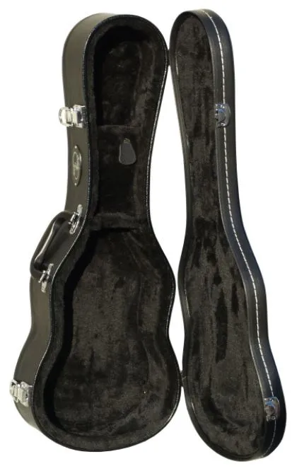 Eddy Finn Black Soprano Ukulele Hard Case SHSINTERNATIONA Rings