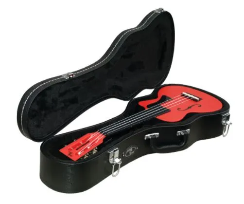 Eddy Finn Black Soprano Ukulele Hard Case SHSINTERNATIONA Rings