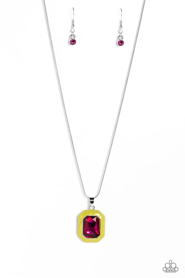 Emerald Energy Multi Paparazzi Accessories Earrings