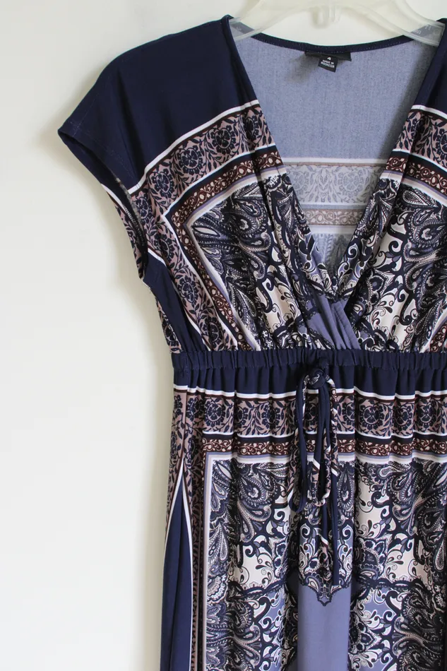 En Focus Rings En Focus Studio Blue Brown Dress 4