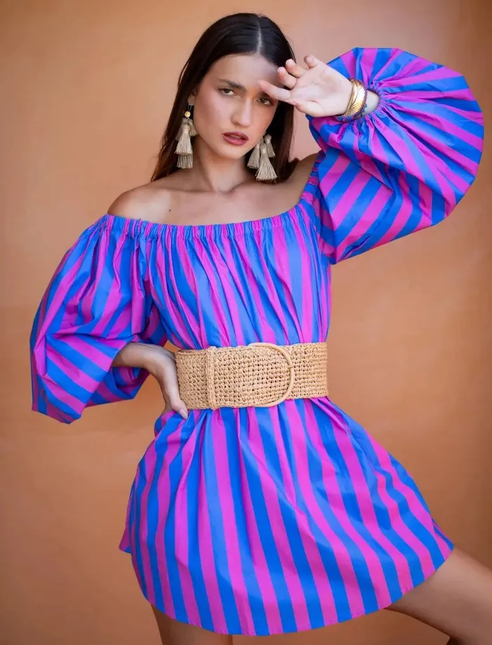 Erika Pea Earrings HARLOW MINI DRESS