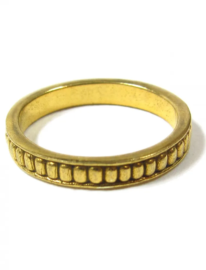 Erika Pea Thin Stack Pebble Ring Rings