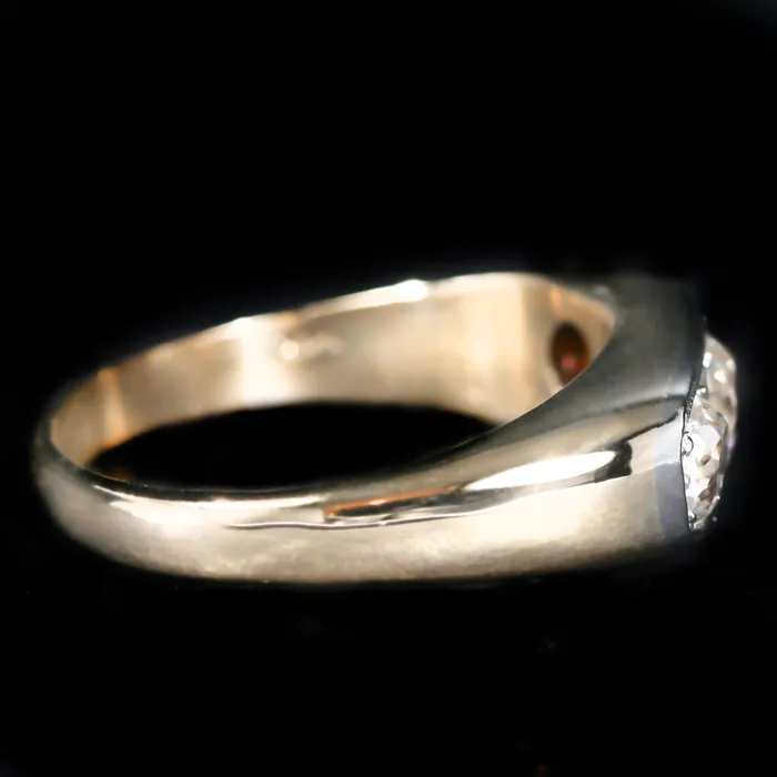 Estate 110 CTW Old Mine Cut Diamond Ring Rothschild Trading Company Rings