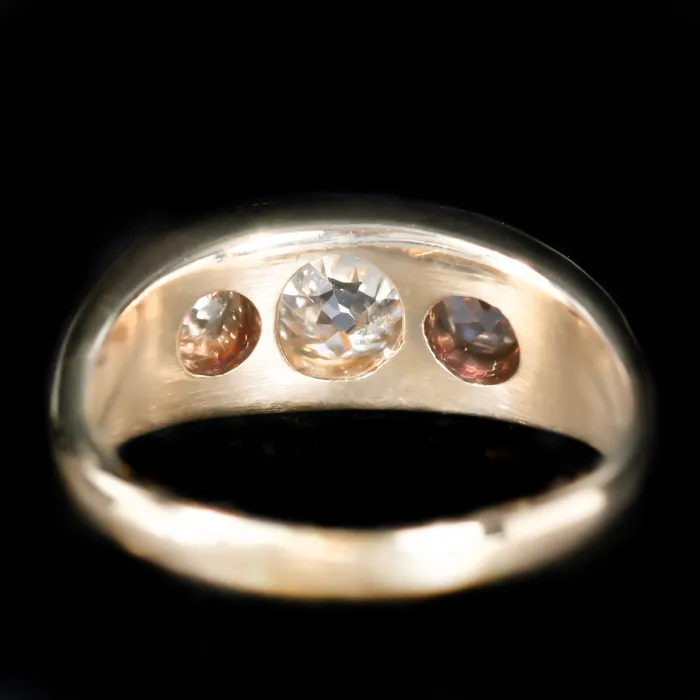 Estate 110 CTW Old Mine Cut Diamond Ring Rothschild Trading Company Rings