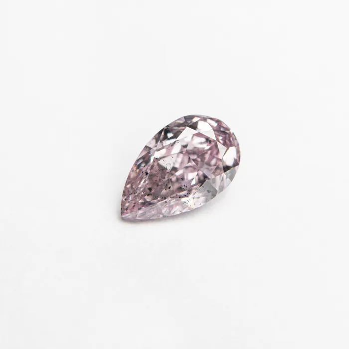 Fancy Pink Brilliant Diamond 050ct Pear Misfit Diamonds Earrings