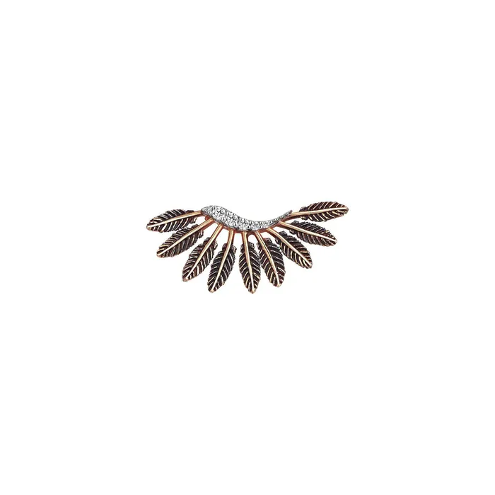 Feather Arc Earring Kismet by Milka Earrings