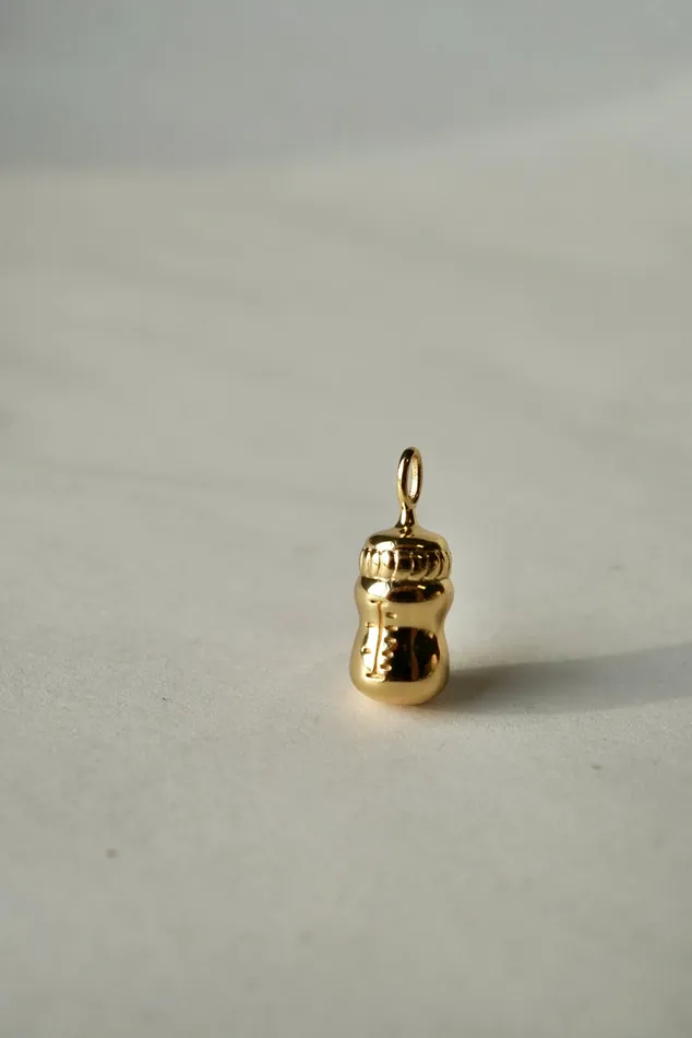 Foe Dear Earrings Baby Bottle Charm readytoship