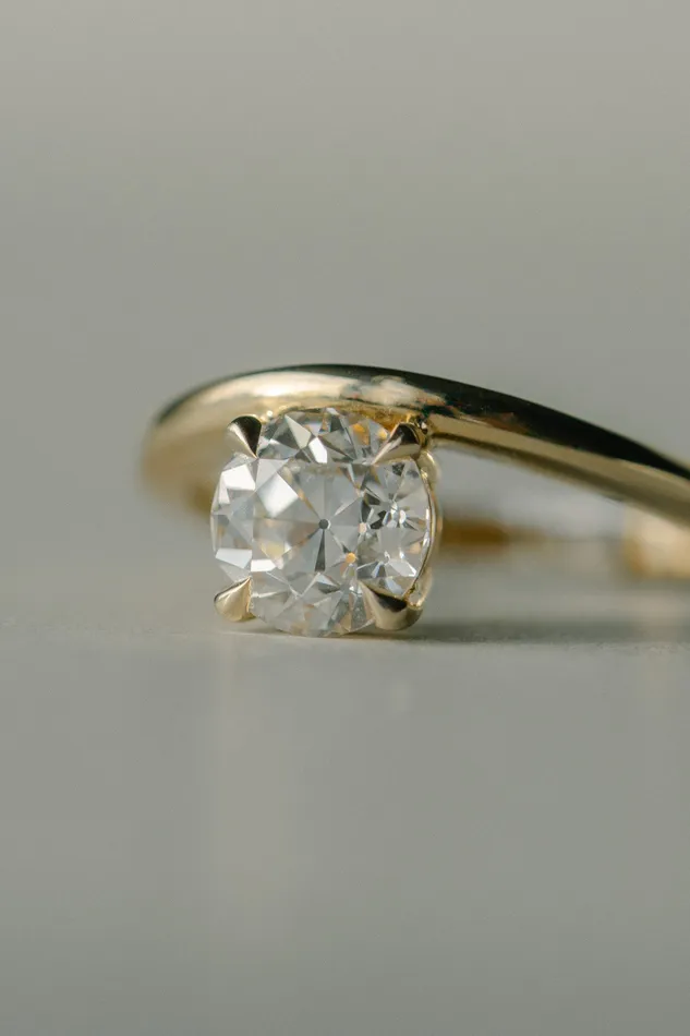 Foe Dear new Coalescence Ring 156ct White Old European Cut Round Lab Grown Diamond readytoship Rings Foe Dear new Coalescence Ring 156ct White Old European Cut Round Lab Grown Diamond readytoship Rings