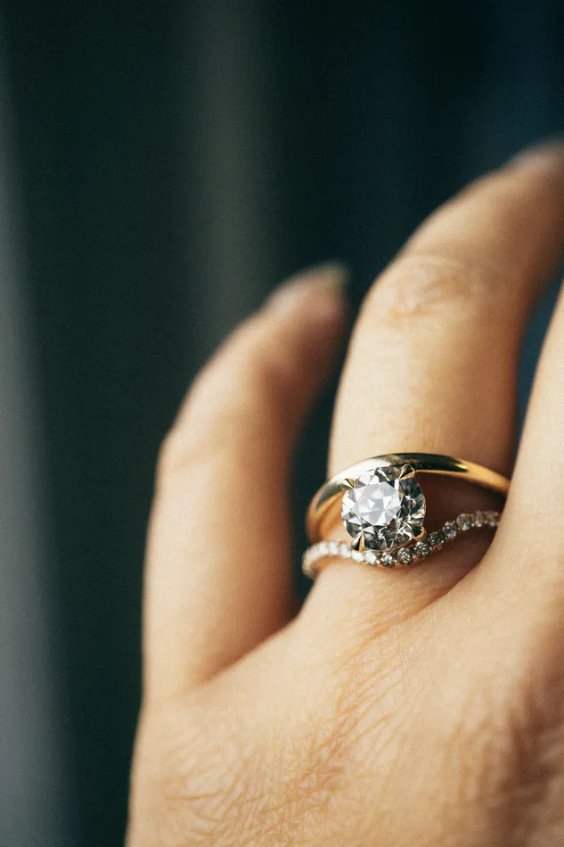 Foe Dear new Coalescence Ring 156ct White Old European Cut Round Lab Grown Diamond readytoship Rings