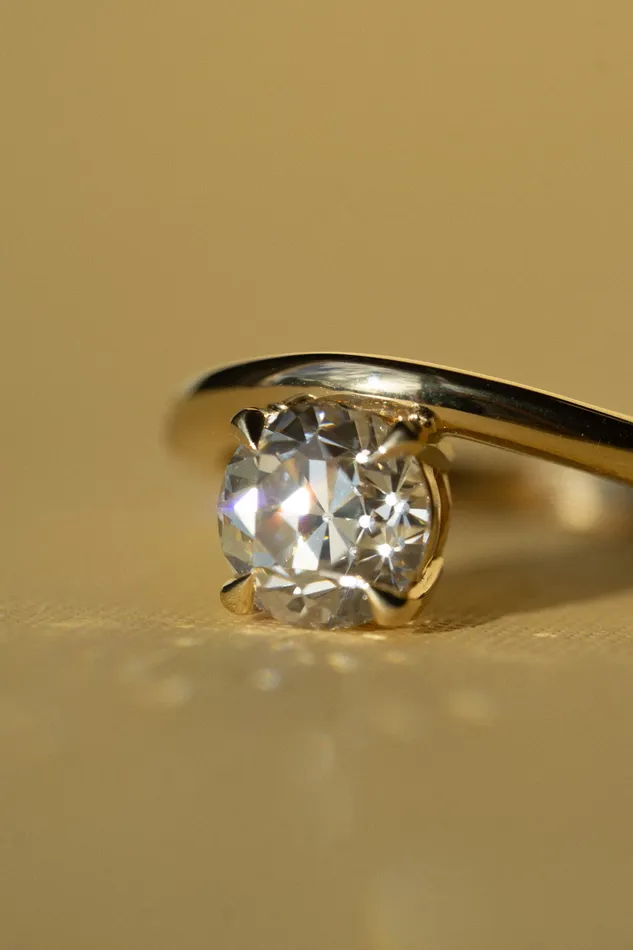 Foe Dear new Coalescence Ring 156ct White Old European Cut Round Lab Grown Diamond readytoship Rings
