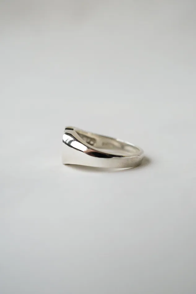 Foe Dear Rings Sterling Silver Heart Signet Ring SOLD