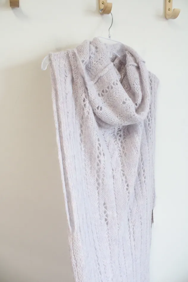 Free People Rings NEW Free People Lilac Pirouette Sugar Cloud Combo Knit Tunic Sweater Dress ML