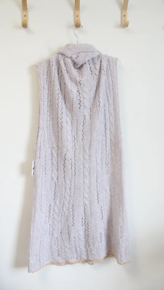 Free People Rings NEW Free People Lilac Pirouette Sugar Cloud Combo Knit Tunic Sweater Dress ML