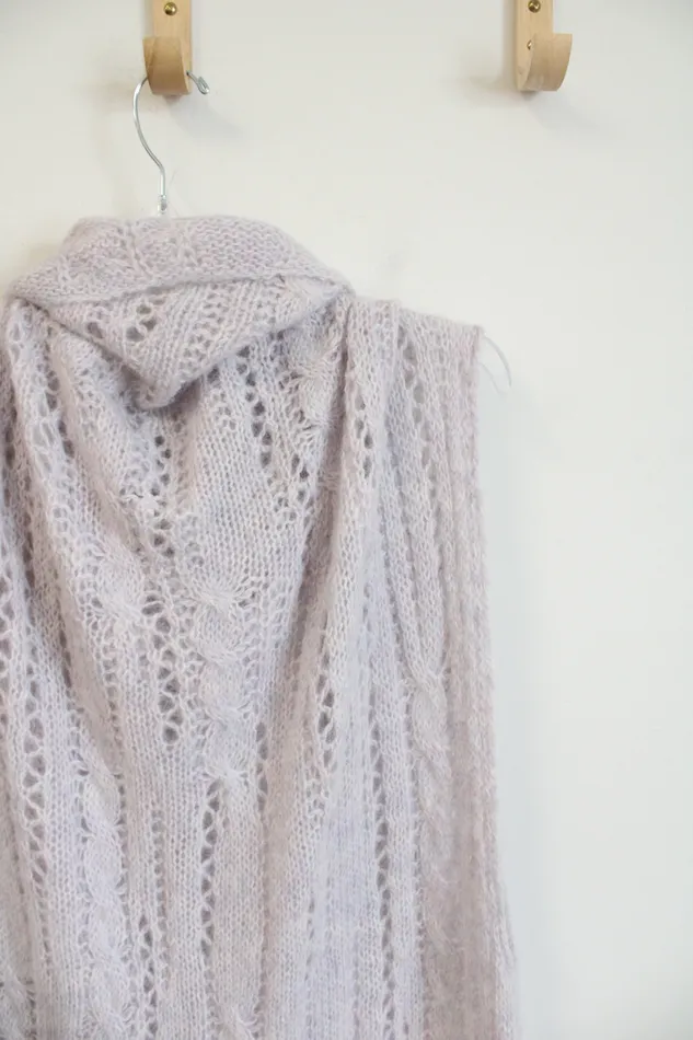 Free People Rings NEW Free People Lilac Pirouette Sugar Cloud Combo Knit Tunic Sweater Dress ML