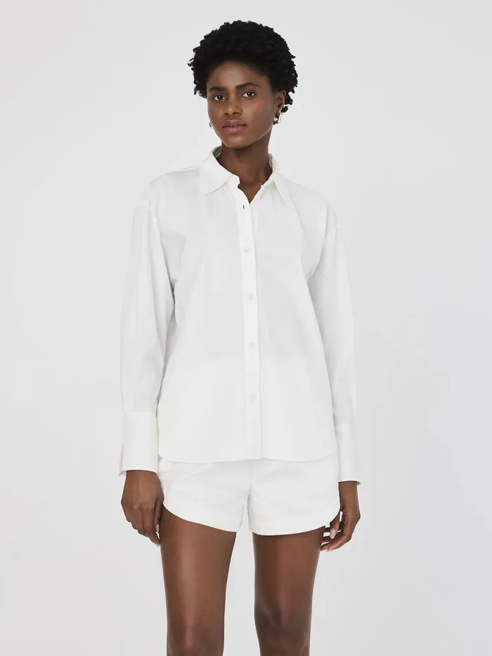 French Connection French Connection Alexis Cotton Oversized Shirt Earrings