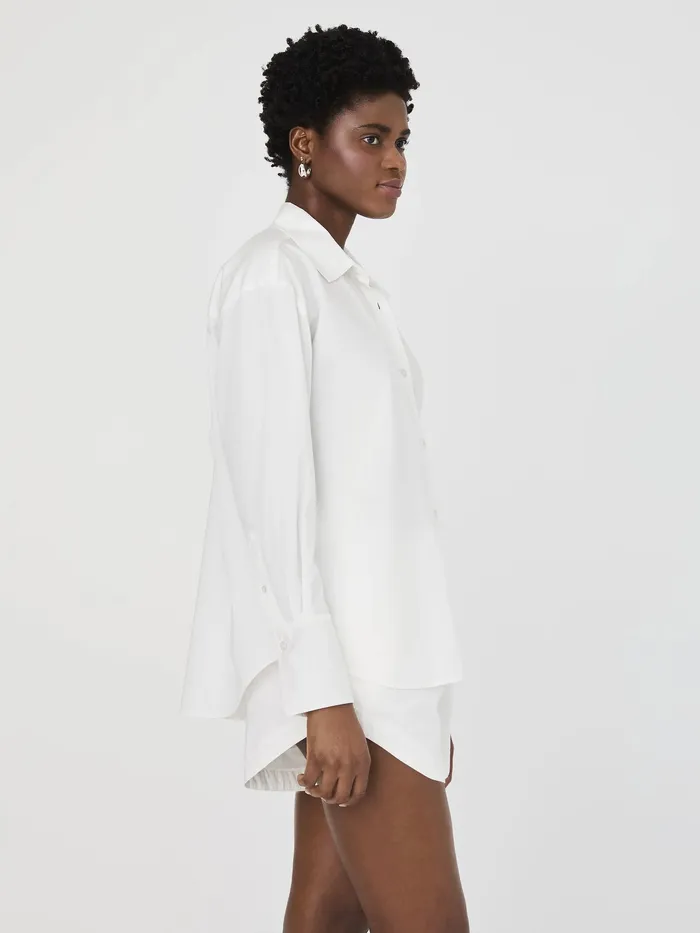 French Connection French Connection Alexis Cotton Oversized Shirt Earrings