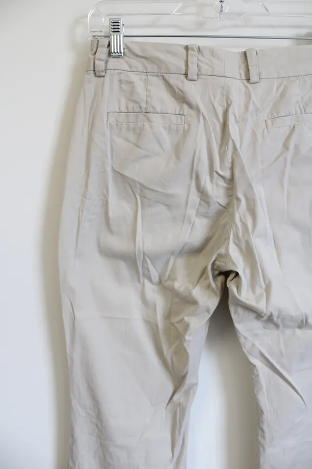 Gap Khaki Wide Leg Pant 4 Gap Earrings