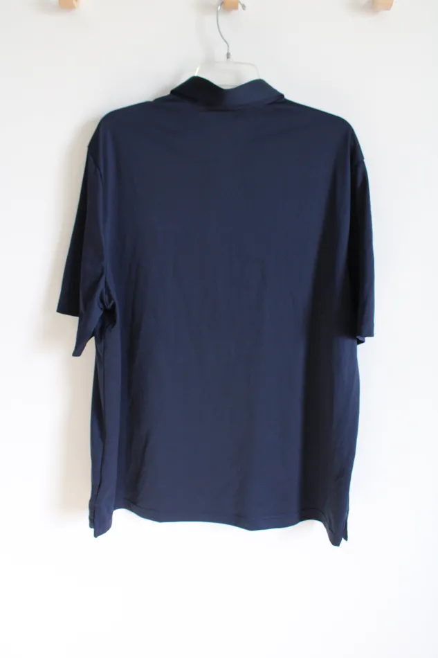 George Dark Navy Blue Polo Shirt XL George Rings